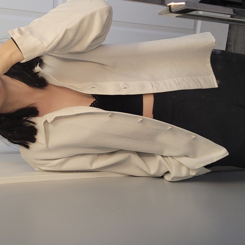 Vintage white corduroy button up
